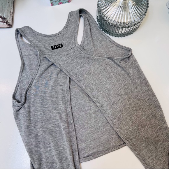 Five Dancewear “It’s a Wrap” Dance Top Gray AXS EUC! - Picture 4 of 6